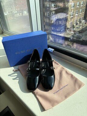 Stuart Weitzman Patent Leather Claris MJ 35 Pumps